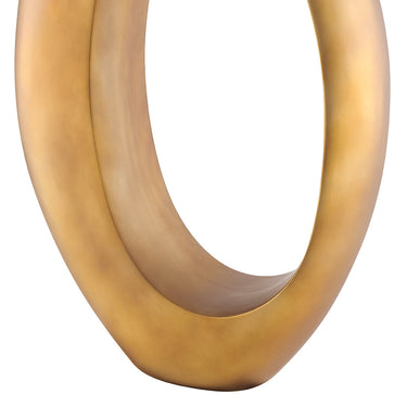 Finesse Decor Trombone Vase Small Matte Bronze