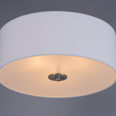 Maxim Lighting Bongo 3-Light Flush Mount Satin Nickel