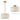 Maxim Lighting Bongo 2-Light Pendant/Semi-Flush Mount Natural Aged Brass