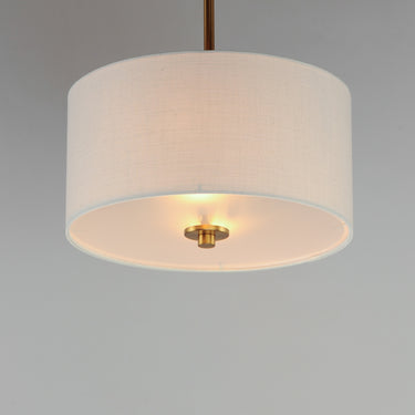 Maxim Lighting Bongo 2-Light Pendant/Semi-Flush Mount Natural Aged Brass