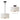 Maxim Lighting Bongo 2-Light Pendant/Semi-Flush Mount Oil Rubbed Bronze