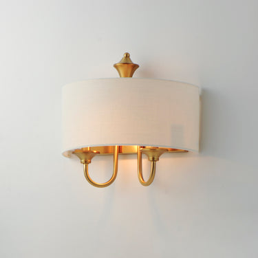Maxim Lighting Bongo Wall Sconce Natural Aged Brass