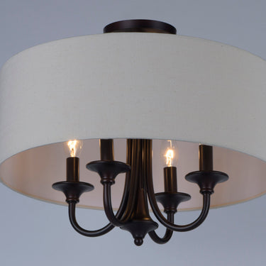 Maxim Lighting Bongo 4-Light Pendant/Semi-Flush Mount Oil Rubbed Bronze
