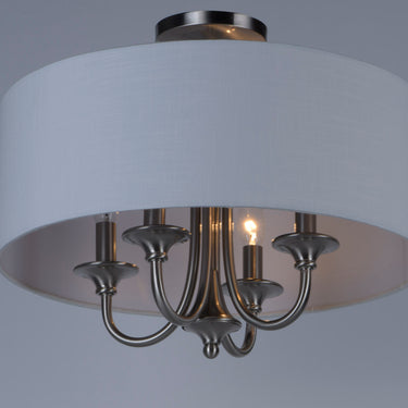 Maxim Lighting Bongo 4-Light Pendant/Semi-Flush Mount Satin Nickel