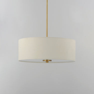 Maxim Lighting Bongo 3-Light Pendant/Semi-Flush Mount Natural Aged Brass