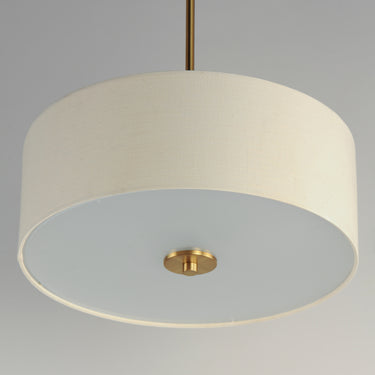 Maxim Lighting Bongo 3-Light Pendant/Semi-Flush Mount Natural Aged Brass