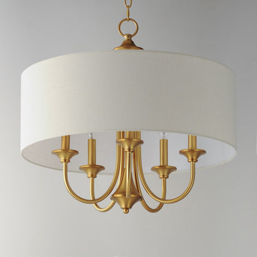 Maxim Lighting Bongo 5-Light Pendant Natural Aged Brass