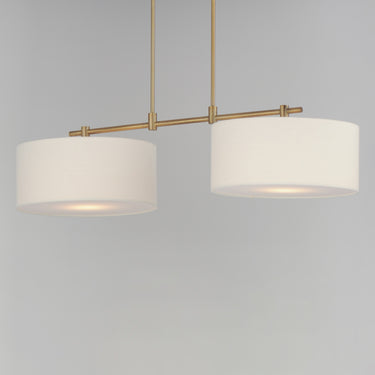 Maxim Lighting Bongo 2-Light Pendant Natural Aged Brass