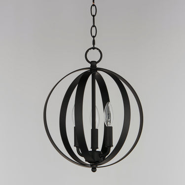 Maxim Lighting Provident 3-Light Chandelier Black