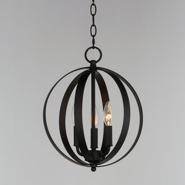 Maxim Lighting Provident 3-Light Chandelier Black