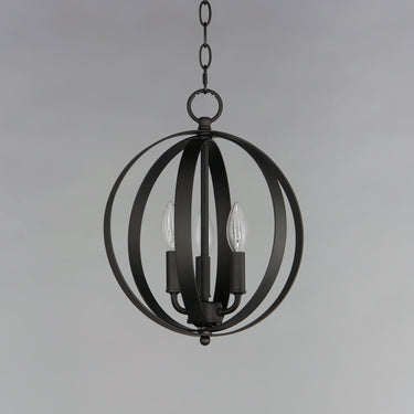 Maxim Lighting Provident 3-Light Chandelier Black