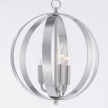 Maxim Lighting Provident 3-Light Chandelier Satin Nickel