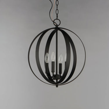 Maxim Lighting Provident 4-Light Chandelier Black
