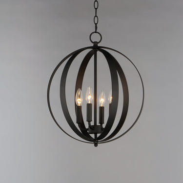 Maxim Lighting Provident 4-Light Chandelier Black
