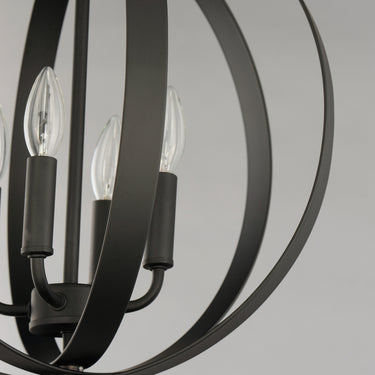 Maxim Lighting Provident 4-Light Chandelier Black