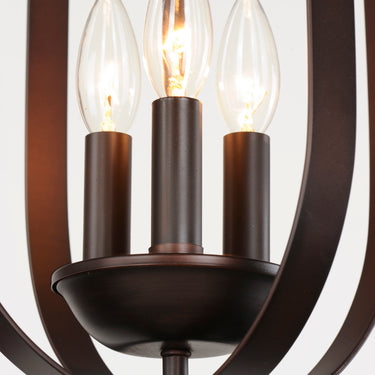 Maxim Lighting Provident 3-Light Chandelier Oil Rubbed Bronze