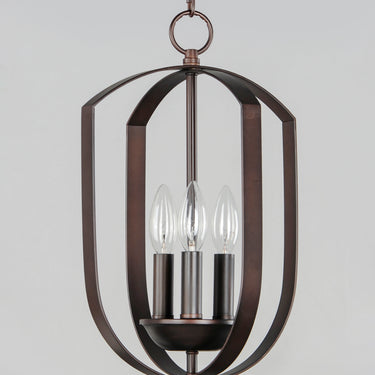 Maxim Lighting Provident 3-Light Chandelier Oil Rubbed Bronze