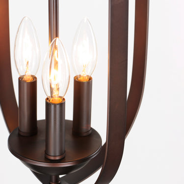 Maxim Lighting Provident 3-Light Chandelier Oil Rubbed Bronze