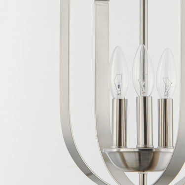 Maxim Lighting Provident 3-Light Chandelier Satin Nickel