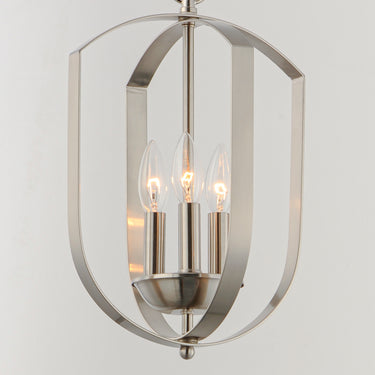 Maxim Lighting Provident 3-Light Chandelier Satin Nickel