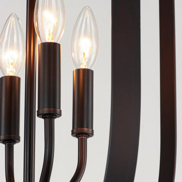 Maxim Lighting Provident 4-Light Chandelier Oil Rubbed Bronze