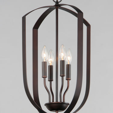 Maxim Lighting Provident 4-Light Chandelier Oil Rubbed Bronze