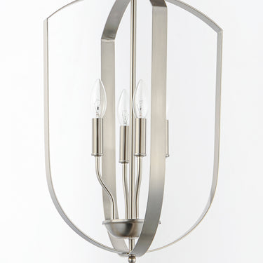 Maxim Lighting Provident 4-Light Chandelier Satin Nickel