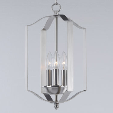 Maxim Lighting Provident 3-Light Chandelier Satin Nickel