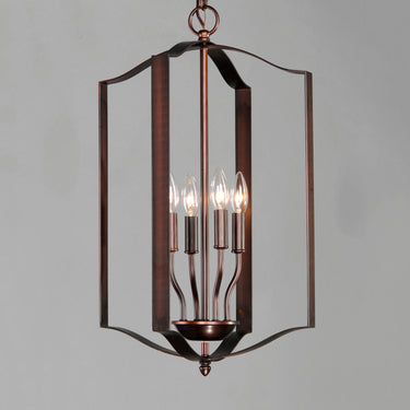 Maxim Lighting Provident 4-Light Chandelier Oil Rubbed Bronze