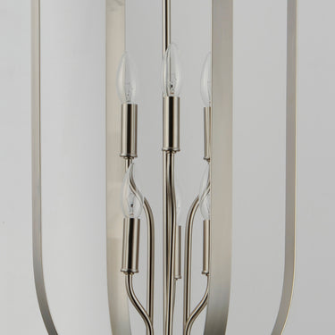 Maxim Lighting Provident 6-Light Chandelier Satin Nickel