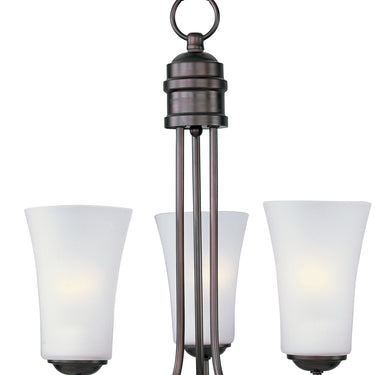 Maxim Lighting Logan 3-Light Chandelier Oil Rubbed Bronze