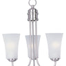 Maxim Lighting Logan 3-Light Chandelier Satin Nickel