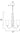 Logan Single Tier Chandelier by Maxim - 10043FTOI