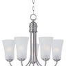 Maxim Lighting Logan 5-Light Chandelier Satin Nickel