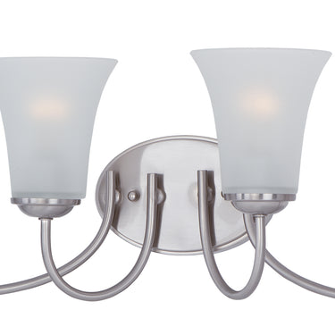 Maxim Lighting Logan 4-Light Bath Vanity Satin Nickel