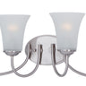 Maxim Lighting Logan 4-Light Bath Vanity Satin Nickel