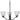 Maxim Lighting Stefan 3-Light Chandelier Black