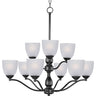 Maxim Lighting Stefan 9-Light Chandelier Black
