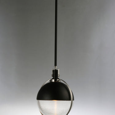 Maxim Lighting Axiom LED Pendant Black/Satin Nickel