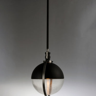 Maxim Lighting Axiom LED Pendant Black/Satin Nickel