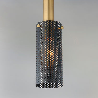 Maxim Lighting Perf Mini Pendant Black/Satin Brass
