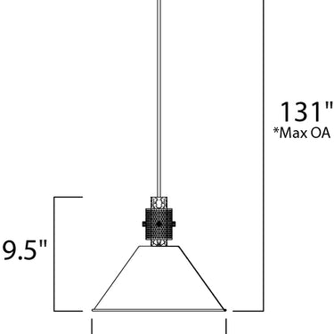 Maxim Lighting Tucson Pendant Oil Rubbed Bronze/Weathered Wood