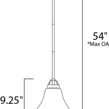 Maxim Lighting Dianne Pendant Oil Rubbed Bronze