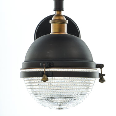Maxim Lighting Portside 10" Outdoor Wall Sconce Oil Rubbed Bronze/Antique Brass