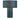 Nova of California Moonlight Table Lamp Sky Blue Linen Shade