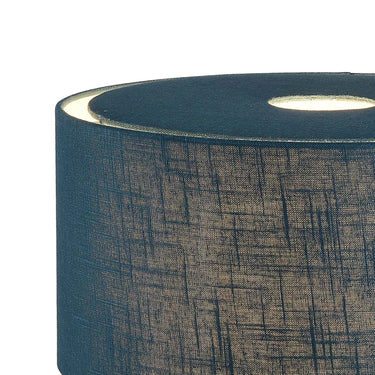 Moonlight Table Lamp Sky Blue Linen Shade