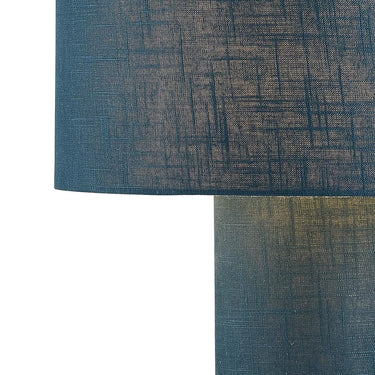 Moonlight Table Lamp Sky Blue Linen Shade
