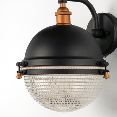 Maxim Lighting Portside 12" Outdoor Wall Sconce Oil Rubbed Bronze/Antique Brass