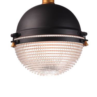 Maxim Lighting Portside 12" Outdoor Pendant Oil Rubbed Bronze/Antique Brass