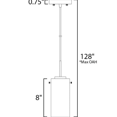 Maxim Lighting Scope Small LED Pendant Polished Chrome
